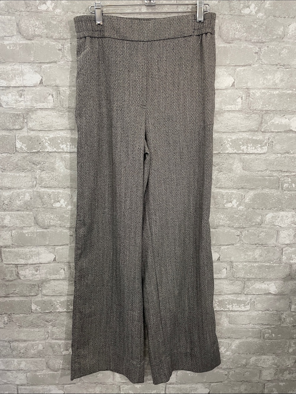 Women's Gray Wide-Leg Pants